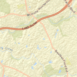 6722 Kinghurst Dr, Charlotte, NC 28216, Street Map