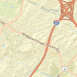 10515 Mallard Creek Rd, Charlotte, NC 28262, Street Map