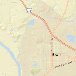 Erwin Street Map