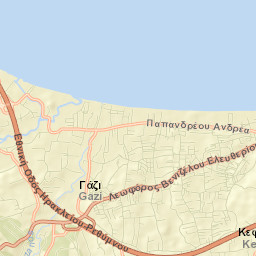 Gázi Street Map
