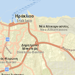 Irákleion Street Map