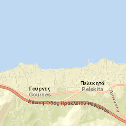 Goúrnes Street Map