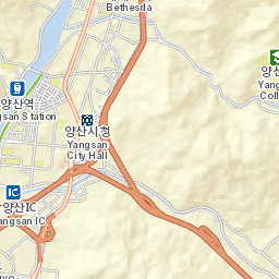Yangsan Street Map