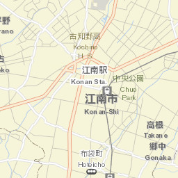 Kōnan-shi Street Map