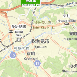Tajimi-shi Street Map