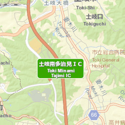 Toki Street Map