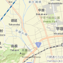 Hiratsuka Shi Street Map