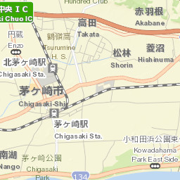 Chigasaki Street Map
