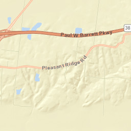 Paul W Barret Parkway, Arlington, TN Street Map