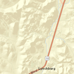 Moore County Street Map