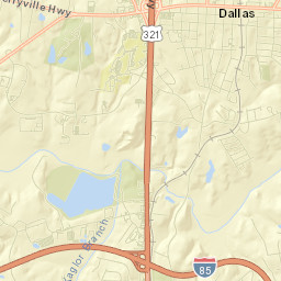 Gaston County Street Map