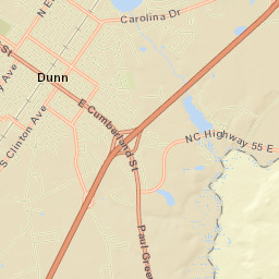 Dunn Street Map
