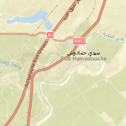 Sidi Hamadouche Street Map