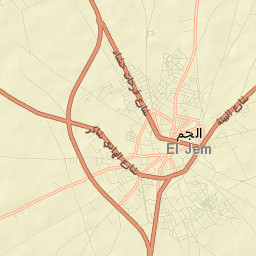 El Jem Street Map