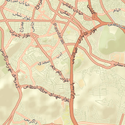 Sanandaj Street Map