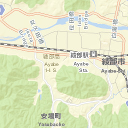 Ayabe Street Map