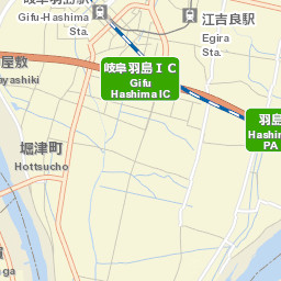 Hashima-shi Street Map