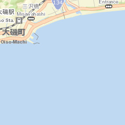 Ōiso Street Map