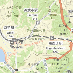 Zushi Shi Street Map