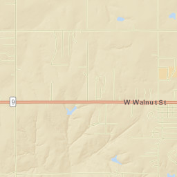 621 West Locust Street, Tecumseh, OK Street Map