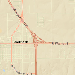 Tecumseh Street Map