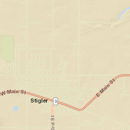 Stigler Street Map