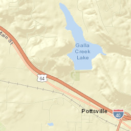 Pottsville Street Map