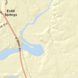 Estill Springs Street Map