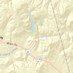 Tracy City Street Map