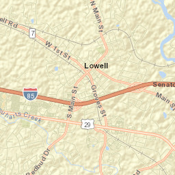 Lowell Street Map