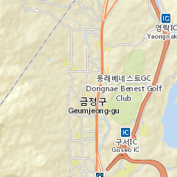 Geumjeong-gu Street Map