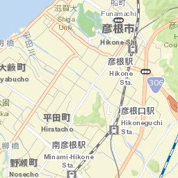 Hikone Street Map