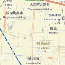 Inazawa Street Map