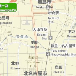 Iwakura-shi Street Map