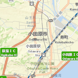 Odawara Street Map