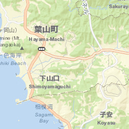 Hayama Street Map