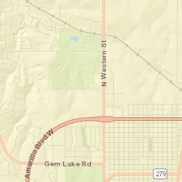 4501 Fairway Drive, Amarillo, TX 79124 Street Map