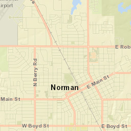 201-205 East Main Street, Norman, OK Street Map