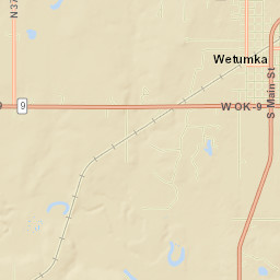 Unnamed Road, Wetumka, OK 74883 Street Map