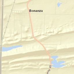 8501-8599 Sebastian Lake Drive, Hackett, AR Street Map