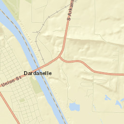 Dardanelle Street Map