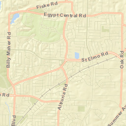 3752 Oak Bark Lane, Bartlett, TN 38135 Street Map