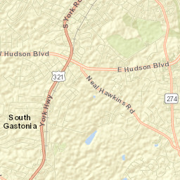 South Gastonia Street Map