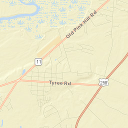 Lenoir County Street Map