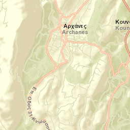Ano Arhanes Street Map