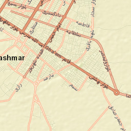 Kashmar Street Map