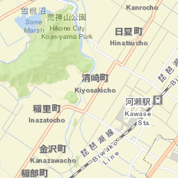 Hikone-shi Street Map