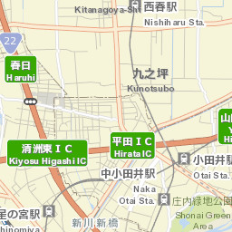Kiyosu-shi Street Map