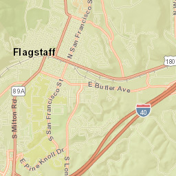Flagstaff Street Map