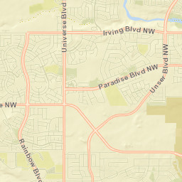 Paradise Hills Street Map
